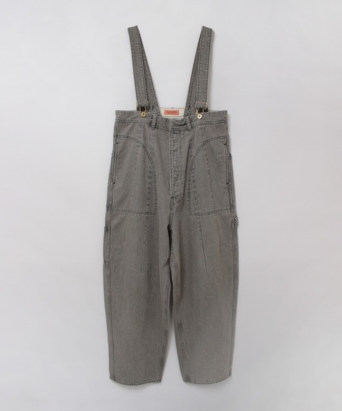 URCH RNA（アーチ アールエヌエー）の「O0747 カルゼデニムのサスペンダーパンツ（サロペット/オーバーオール・レディース・ワンウォッシュ/ブラック・FREE）」の6枚目の写真
