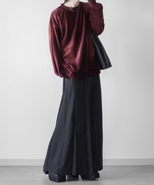 ELLUV（エルブ）の「【ELLUV/エルヴ】＋7cmボリュームヒール メタルアクセント レースアップスクエアトゥブーツ（ブーツ・メンズ・ブラック・23.5㎝/27.5cm/26.5cm/25.5cm/24.5cm）」の18枚目の写真