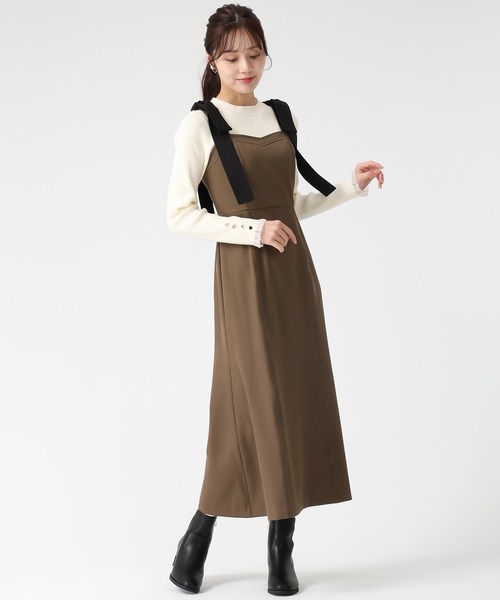 31 Sons de mode（トランテアン　ソン　ドゥ　モード）の「2025秋冬新作 袖フリルボトルネックニット（ニット/セーター・レディース・ブラック/オフホワイト/レッド/ブルー・ﾌﾘ-）」の22枚目の写真