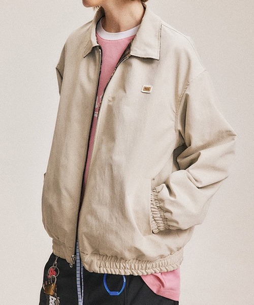 VIBGYOR(ヴィブジョー)の「リバーシブルチェック柄 ビッグシルエットブルゾン/韓国ストリートファッション ユニセックス 秋冬(CZ)(その他アウター・レディース・ブラウン・L/M)」の4枚目の写真