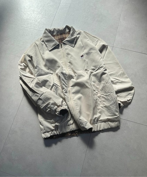 VIBGYOR(ヴィブジョー)の「リバーシブルチェック柄 ビッグシルエットブルゾン/韓国ストリートファッション ユニセックス 秋冬(CZ)(その他アウター・レディース・ブラウン・L/M)」の20枚目の写真