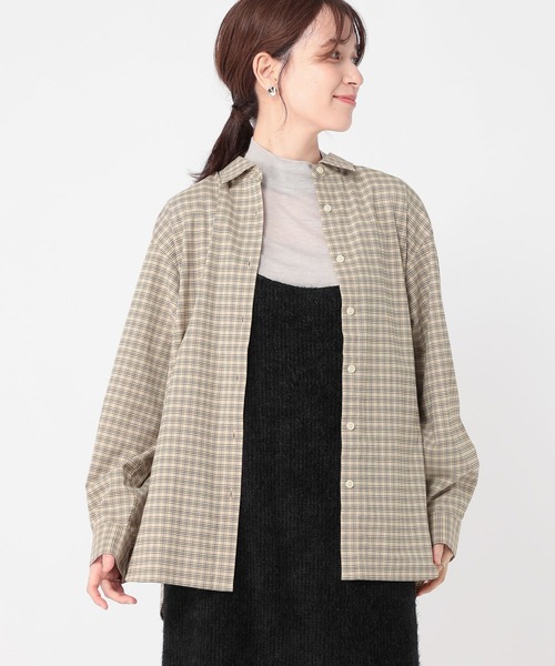 studio CLIP（スタディオクリップ）の「ミニチェックシャツ（シャツ/ブラウス・レディース・その他4/その他1/その他2/その他3・FREE）」の4枚目の写真