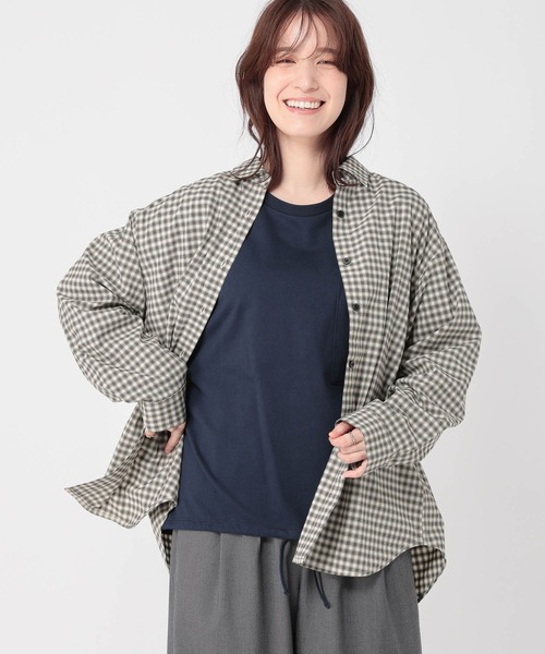 studio CLIP（スタディオクリップ）の「ミニチェックシャツ（シャツ/ブラウス・レディース・その他4/その他1/その他2/その他3・FREE）」の6枚目の写真