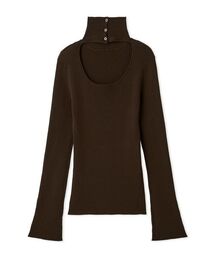 SNIDEL | 2wayハイネックプルオーバー(ニット/セーター)