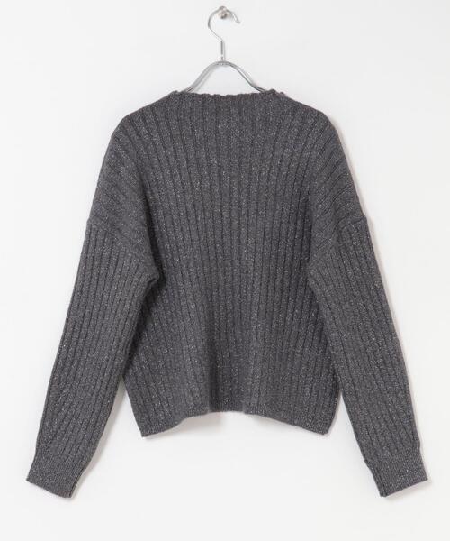 ITEMS URBANRESEARCH(アイテムズ アーバンリサーチ)の「ワイドリブラメニット(ニット/セーター・レディース・ブラウン/ピンク/グレー・FREE)」の9枚目の写真