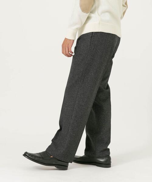 URBAN RESEARCH ROSSO MEN(アーバンリサーチロッソメン)の「ウールツイードワイドパンツ(その他パンツ・メンズ・ダークブラウン/ブラック/チャコールグレー・MEDIUM/LARGE/X-LARGE)」の4枚目の写真