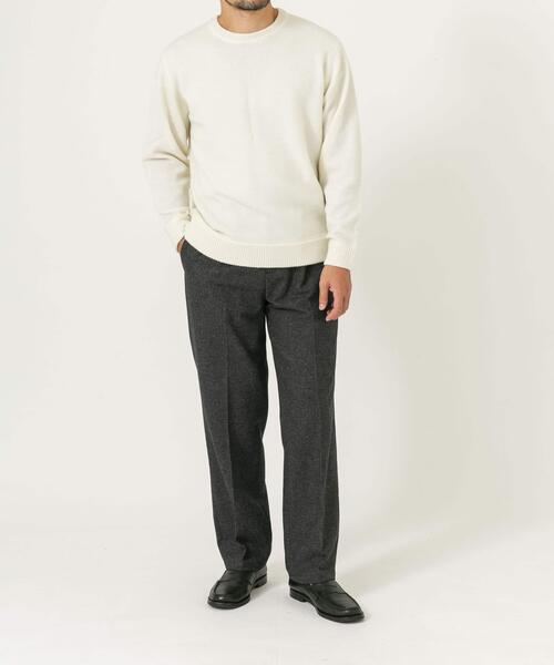 URBAN RESEARCH ROSSO MEN(アーバンリサーチロッソメン)の「ウールツイードワイドパンツ(その他パンツ・メンズ・ダークブラウン/ブラック/チャコールグレー・MEDIUM/LARGE/X-LARGE)」の5枚目の写真