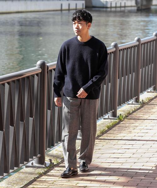 【W34】URBAN RESEARCH SHIOTA ワイドパンツ XL 赤耳 ウールツイードワイドパンツ（その他パンツ）｜URBAN RESEARCH ROSSO