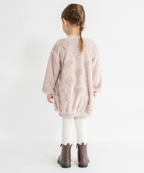 BRANSHES（ブランシェス）の「アソートボアワンピース（ワンピース・キッズ・アイボリー/ピンクベージュ/チャコールグレー・120/100/80/110/130/140/90/150）」の9枚目の写真