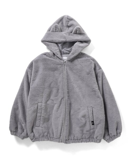 ネコミミBIGエコファーアウター（ブルゾン）｜algy（アルジー）の