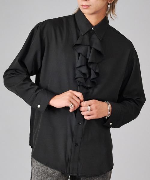 セール】王子系フリルシャツ（シャツ/ブラウス）｜REGIEVO（レジエボ