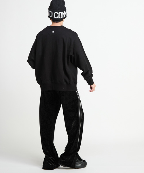 CONVERSE TOKYO（コンバーストウキョウ）の「SIDE LINE CRASHED VELOR TRACK PANTS（その他パンツ・レディース・ピンク/グレー/ブルー/ブラック・SMALL/MEDIUM）」の8枚目の写真