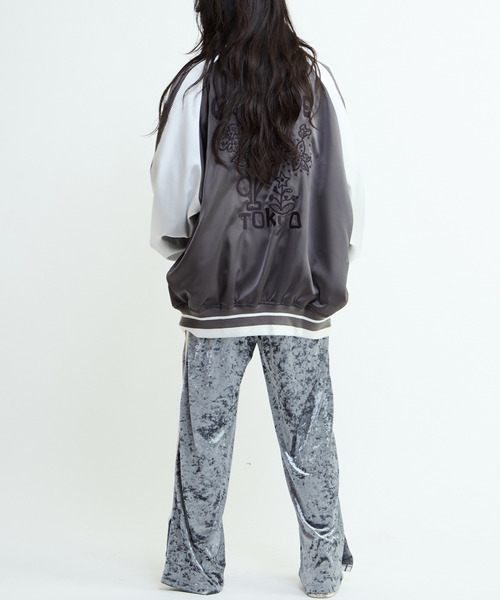 CONVERSE TOKYO（コンバーストウキョウ）の「SIDE LINE CRASHED VELOR TRACK PANTS（その他パンツ・レディース・ピンク/グレー/ブルー/ブラック・SMALL/MEDIUM）」の22枚目の写真