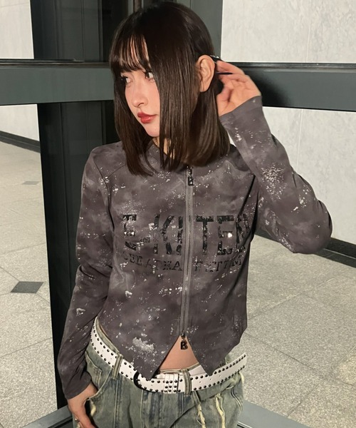 A'GEM/9 × .kom 『.KOM/ドットケーオーエム』Splatter Tie-Dye Cutting