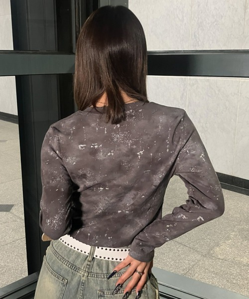 A'GEM/9 × .kom 『.KOM/ドットケーオーエム』Splatter Tie-Dye Cutting