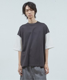 Dulcamara（ドゥルカマラ）の「シャツ切替ワイドT（Tシャツ/カットソー）」