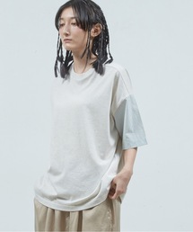 Dulcamara | シャツ切替ワイドT(Tシャツ/カットソー)