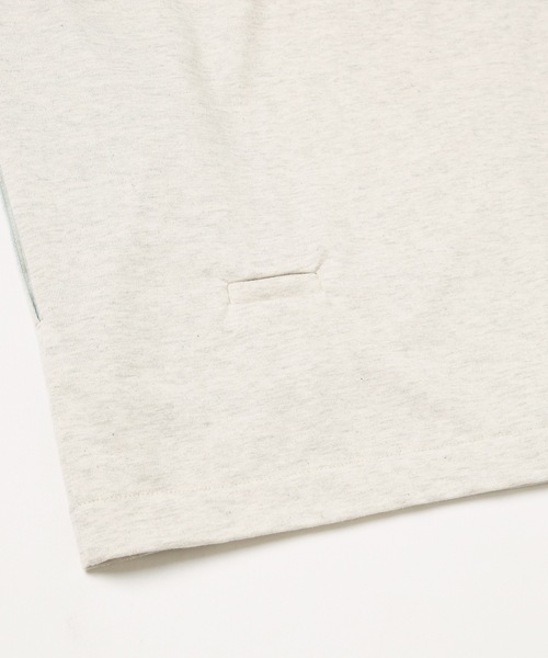 Dulcamara（ドゥルカマラ）の「シャツ切替ワイドT（Tシャツ/カットソー・メンズ・グリーン系/ホワイト系/ネイビー・0/1）」の18枚目の写真