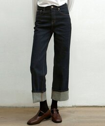 NICK&NICOLE（ニックアンドニコール）の「ROLL-UP HIGHRISE JEANS_INDIGO（デニムパンツ）」