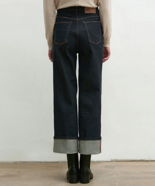 NICK&NICOLE(ニックアンドニコール)の「ROLL-UP HIGHRISE JEANS_INDIGO(デニムパンツ・レディース・その他・LARGE/MEDIUM/SMALL)」の9枚目の写真