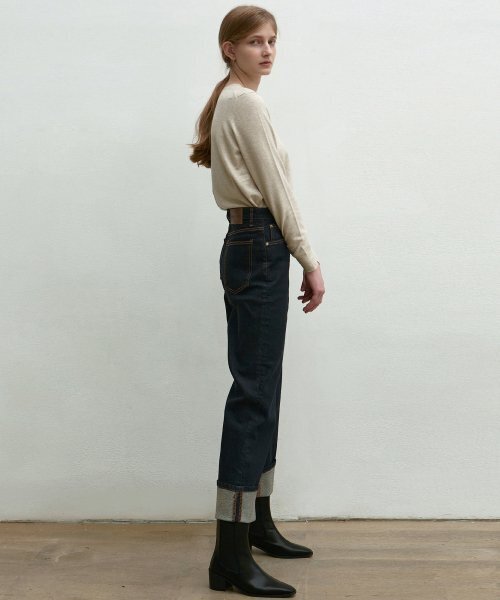NICK&NICOLE(ニックアンドニコール)の「ROLL-UP HIGHRISE JEANS_INDIGO(デニムパンツ・レディース・その他・LARGE/MEDIUM/SMALL)」の11枚目の写真