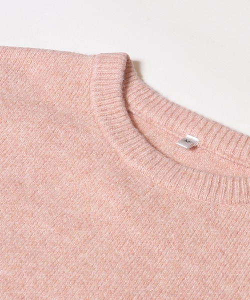 coca(coca)(コカ)の「縮絨ニットクロップド丈トップス(ニット/セーター・レディース・ブラウン/ライトピンク/グレー・L/M/S)」の20枚目の写真