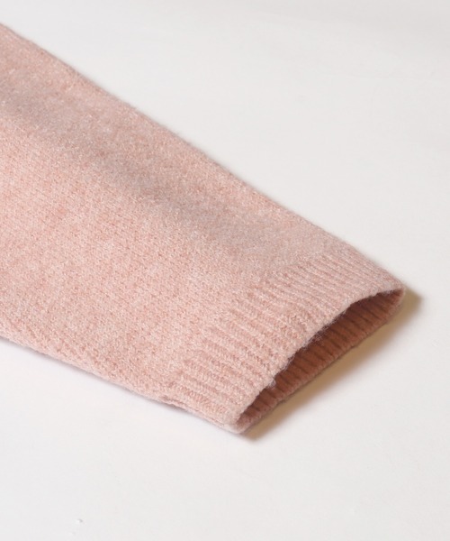 coca(coca)(コカ)の「縮絨ニットクロップド丈トップス(ニット/セーター・レディース・ブラウン/ライトピンク/グレー・L/M/S)」の21枚目の写真