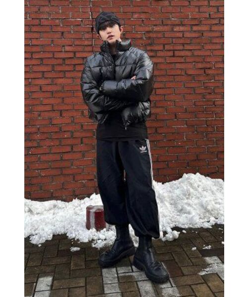 GlamLips グラムリップス　エコレザーダウンジャケット グラムリップス完売レザーダウンジャケット