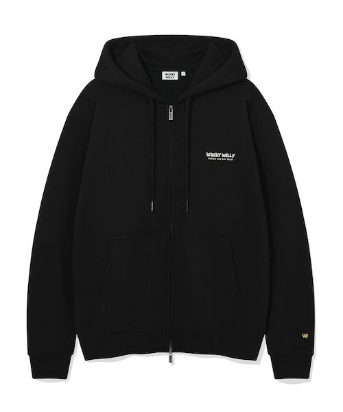 BACK PANEL LETTERING HOODIE ZIP-UP（パーカー）｜Wacky WiLLy