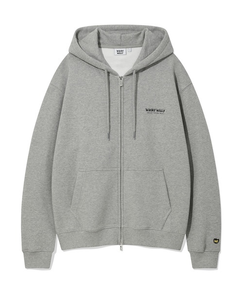 セール】BACK PANEL LETTERING HOODIE ZIP-UP（パーカー）｜Wacky