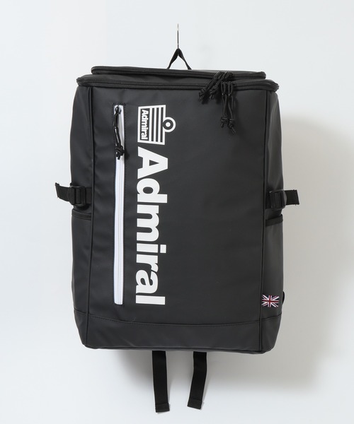 FUNALIVE（ファンアライブ）の「Admiral　モチーフロゴスクエアリュック（バックパック/リュック・メンズ・ブラック×ホワイト/ブラック×ブラック・FREE）」の4枚目の写真