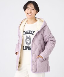 インナーダウン」に該当するステンカラーコートファッション通販