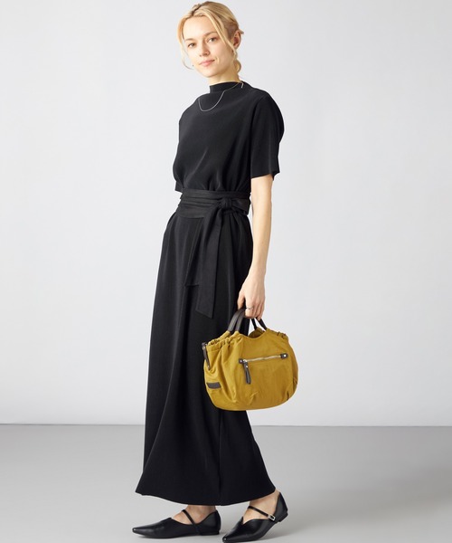 MONICA（モニカ）の「【MONICA】サイドギャザー2WAYトートバッグ Sサイズ（トートバッグ・レディース・イエロー系その他/ブラック/ベージュ・FREE）」の9枚目の写真