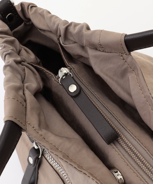 MONICA（モニカ）の「【MONICA】サイドギャザー2WAYトートバッグ Sサイズ（トートバッグ・レディース・イエロー系その他/ブラック/ベージュ・FREE）」の12枚目の写真