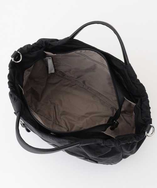 MONICA（モニカ）の「【MONICA】サイドギャザー2WAYトートバッグ Sサイズ（トートバッグ・レディース・イエロー系その他/ブラック/ベージュ・FREE）」の14枚目の写真