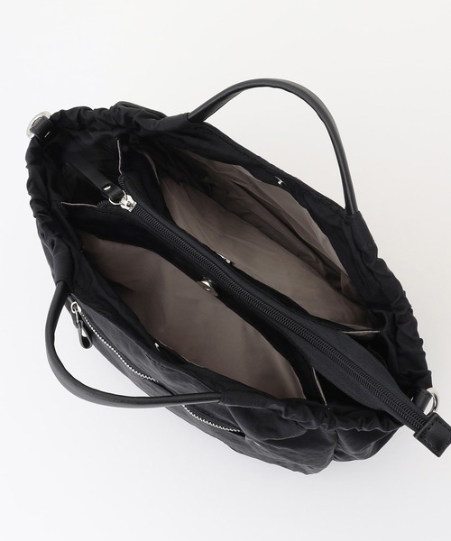 MONICA（モニカ）の「【MONICA】サイドギャザー2WAYトートバッグ Sサイズ（トートバッグ・レディース・イエロー系その他/ブラック/ベージュ・FREE）」の15枚目の写真