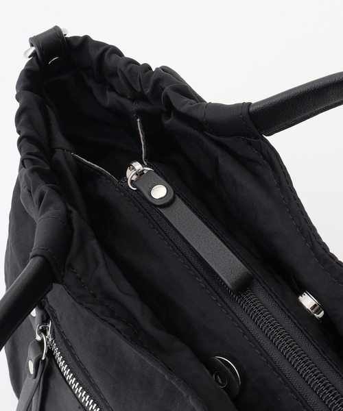 MONICA（モニカ）の「【MONICA】サイドギャザー2WAYトートバッグ Sサイズ（トートバッグ・レディース・イエロー系その他/ブラック/ベージュ・FREE）」の22枚目の写真