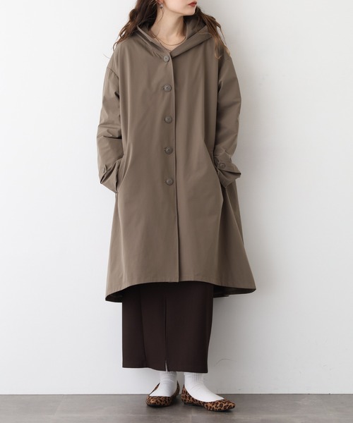 BRODIAEA(ブローディア)の「BRODIAEA 中綿ロングコート(その他アウター・レディース・キャメル/ブラック/サンドベージュ/カーキ・40)」の14枚目の写真