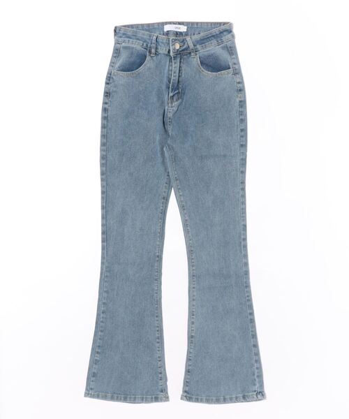urge:(アージコロン )の「【URGE:】セミフレア デニム パンツ(デニムパンツ・レディース・ブラック/ライトブルー/ブルー・SMALL/MEDIUM/LARGE/X-LARGE)」の5枚目の写真
