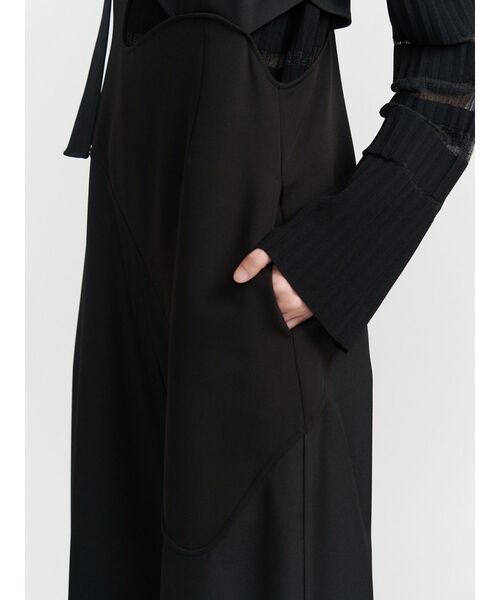 UN3D.（アンスリード）の「WAVE ASYMMETRY AIO / ウェーブアシンメトリーオールインワン（つなぎ/オールインワン・レディース・ブラック/グレー・36/38）」の11枚目の写真