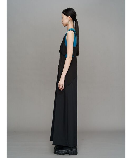 UN3D.（アンスリード）の「WAVE ASYMMETRY AIO / ウェーブアシンメトリーオールインワン（つなぎ/オールインワン・レディース・ブラック/グレー・36/38）」の12枚目の写真