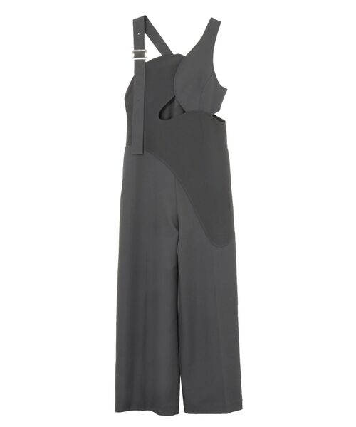 UN3D.（アンスリード）の「WAVE ASYMMETRY AIO / ウェーブアシンメトリーオールインワン（つなぎ/オールインワン・レディース・ブラック/グレー・36/38）」の3枚目の写真