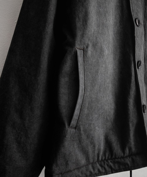 KRIFF MAYER（クリフメイヤー）の「KRIFF MAYER クリフメイヤー バックグラフィックプリント裏ボアデッキジャケット 2525109（ミリタリージャケット・メンズ・カーキ/チャコール/ベージュ・XL/L/M）」の15枚目の写真