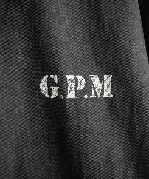 KRIFF MAYER（クリフメイヤー）の「KRIFF MAYER クリフメイヤー バックグラフィックプリント裏ボアデッキジャケット 2525109（ミリタリージャケット・メンズ・カーキ/チャコール/ベージュ・XL/L/M）」の17枚目の写真