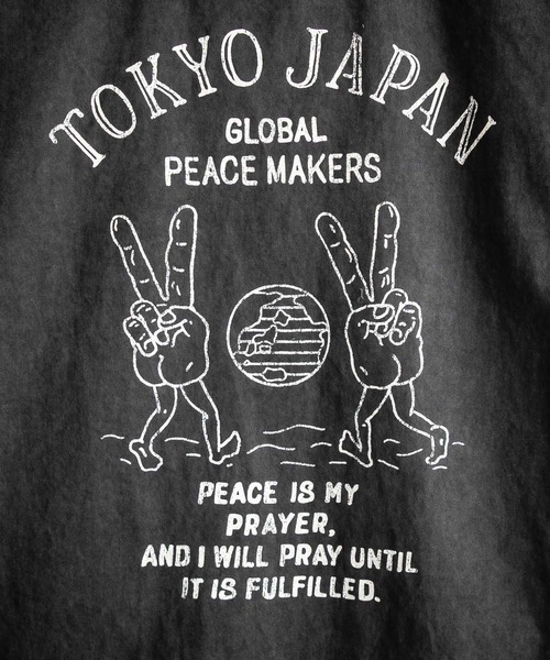 KRIFF MAYER（クリフメイヤー）の「KRIFF MAYER クリフメイヤー バックグラフィックプリント裏ボアデッキジャケット 2525109（ミリタリージャケット・メンズ・カーキ/チャコール/ベージュ・XL/L/M）」の14枚目の写真