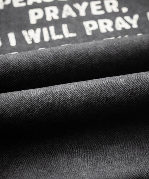 KRIFF MAYER（クリフメイヤー）の「KRIFF MAYER クリフメイヤー バックグラフィックプリント裏ボアデッキジャケット 2525109（ミリタリージャケット・メンズ・カーキ/チャコール/ベージュ・XL/L/M）」の4枚目の写真