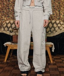 IFYOUWANT（イフユーウォント）の「DIA balloon joger sweatpants whitegray（スウェットパンツ）」