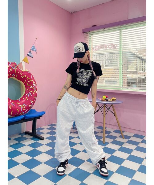 IFYOUWANT（イフユーウォント）の「DIA balloon joger sweatpants whitegray（スウェットパンツ・レディース・その他・LARGE/MEDIUM）」の13枚目の写真