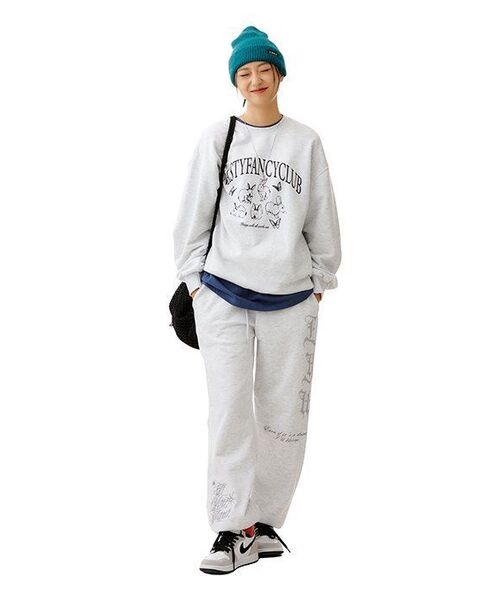 IFYOUWANT（イフユーウォント）の「DIA balloon joger sweatpants whitegray（スウェットパンツ・レディース・その他・LARGE/MEDIUM）」の11枚目の写真