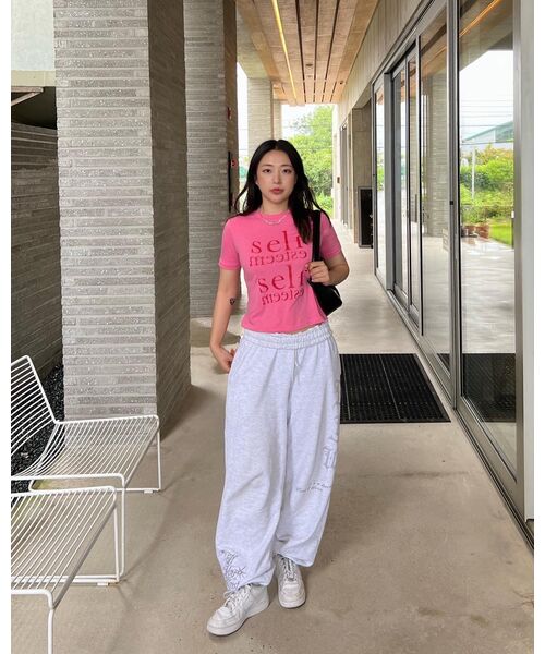 IFYOUWANT（イフユーウォント）の「DIA balloon joger sweatpants whitegray（スウェットパンツ・レディース・その他・LARGE/MEDIUM）」の10枚目の写真